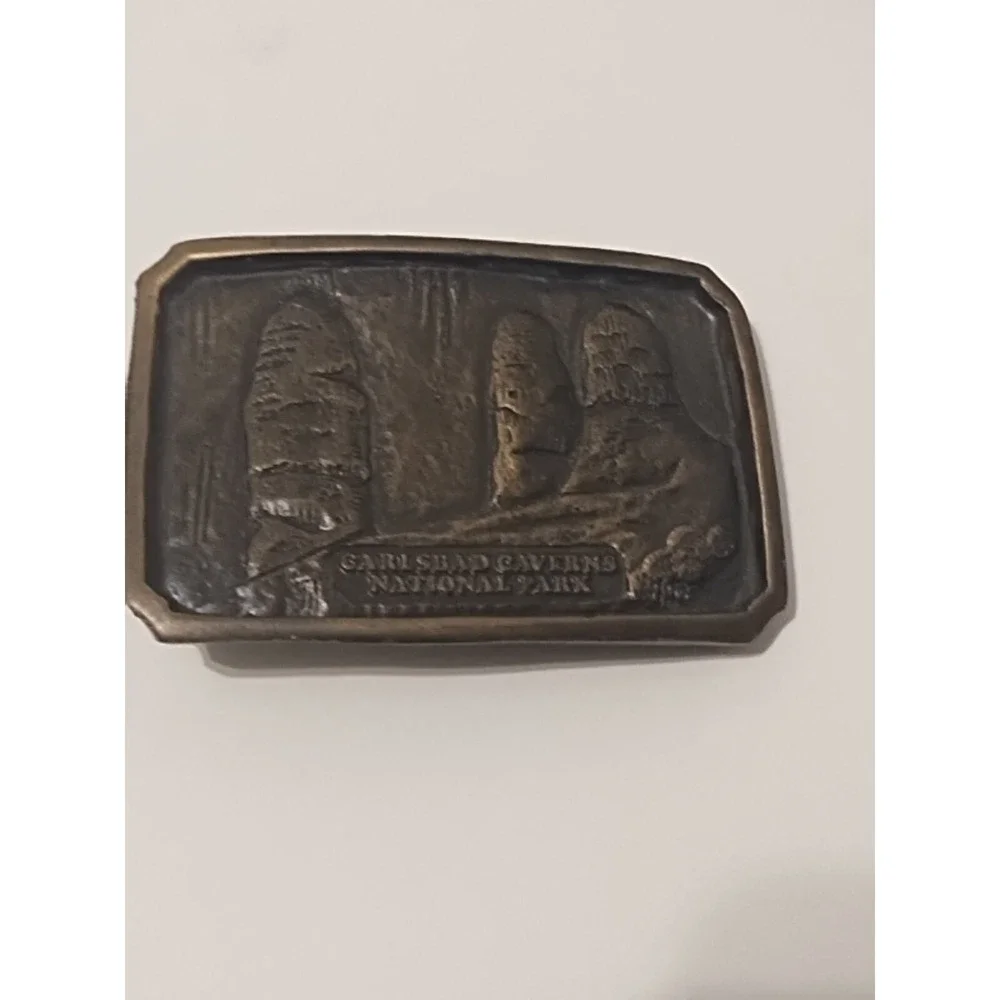 Carlsbad Caverns Belt Buckle National Park New Mexico Western Wear
